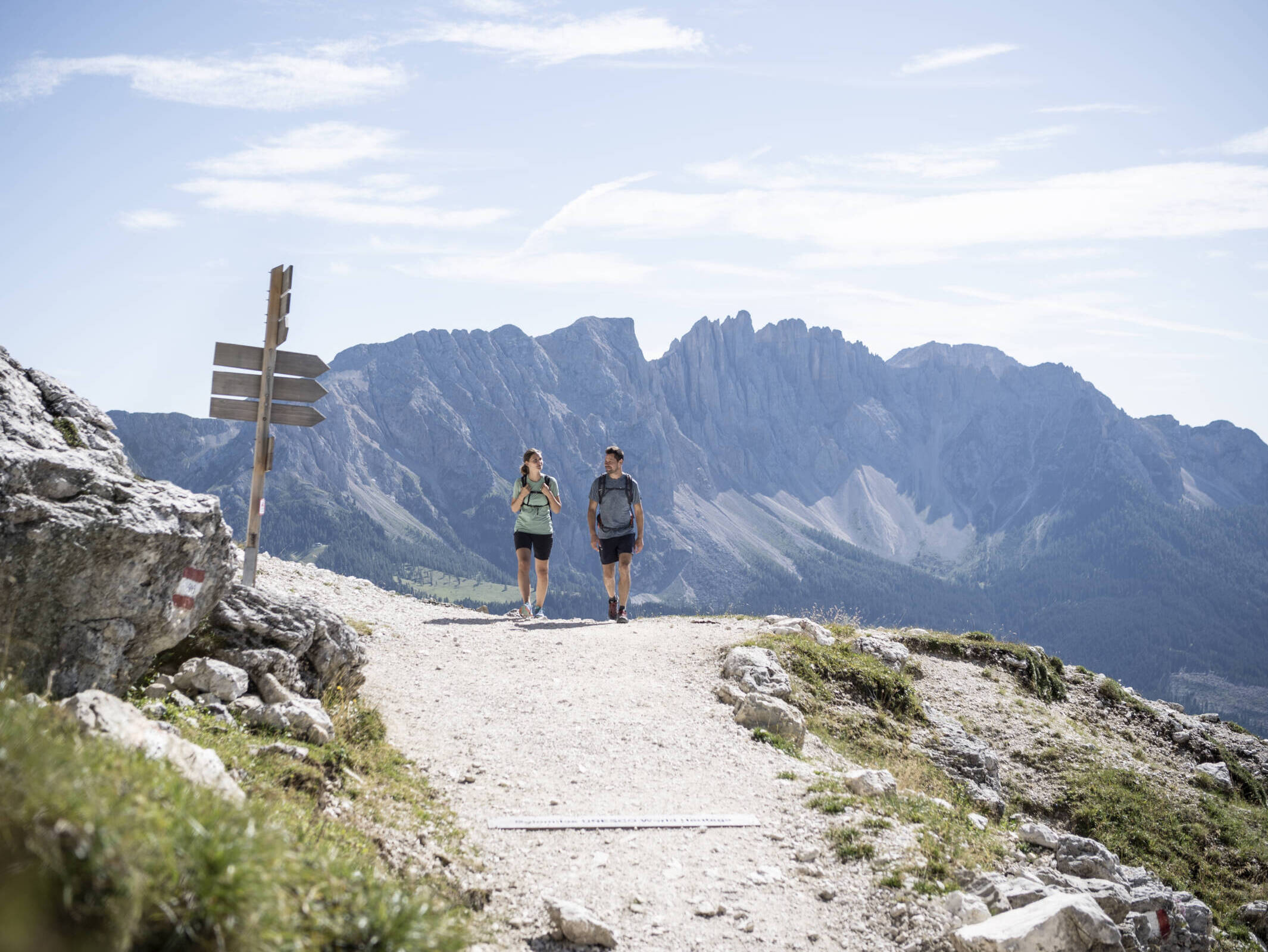 Wandern Rosengarten Dolomiten