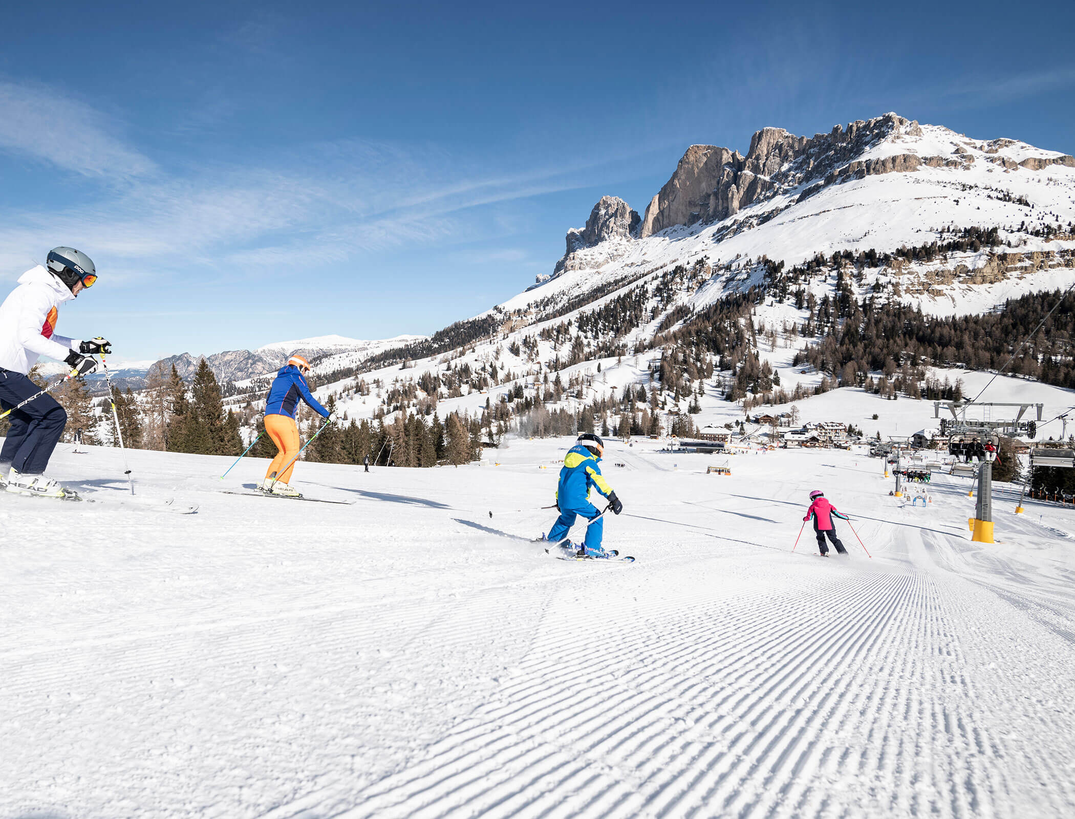 Skigebiet Carezza - Dolomites