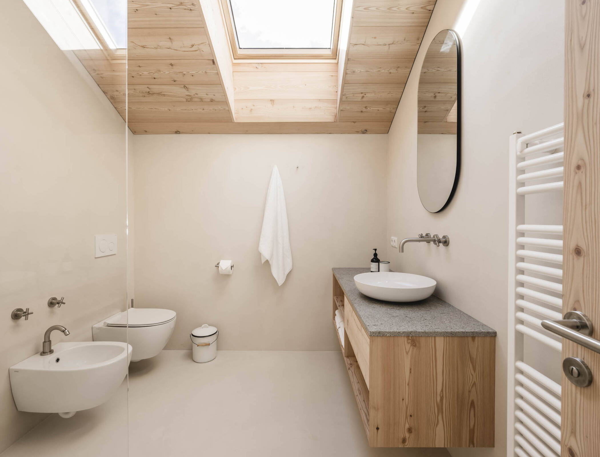 Ferienwohnung Karersee Badewanne